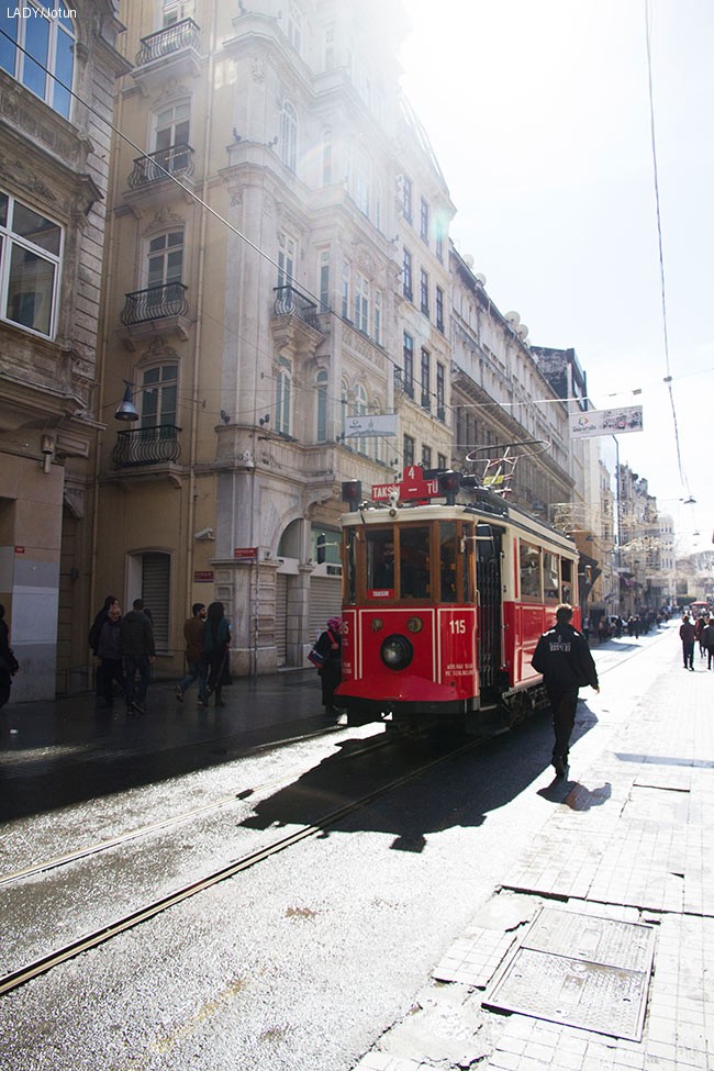 Från fotograferingen i Istanbul