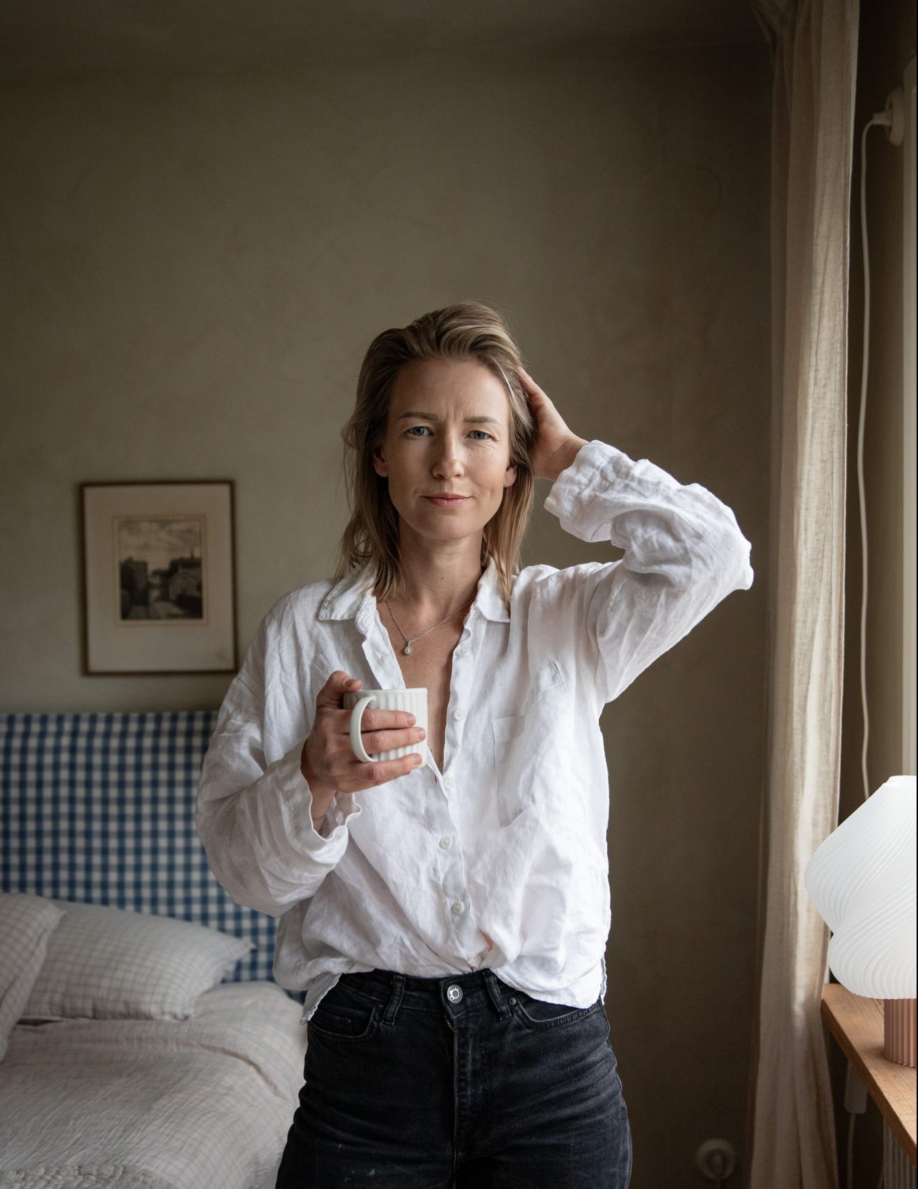 Sovrum i kalkfärg hos Emelie Sundberg Sovrum i kalkfärg hos Emelie Sundberg